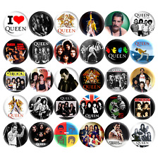QUEEN FREDDIE MERCURY Buttons 80's Classic Hard Rock Music, 1