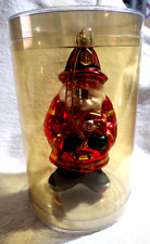 VTG Ornament Glass Kurt S Adler Firefighter Fireman 6
