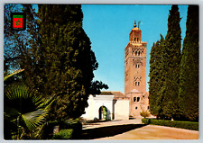c1970s Marrakech Entrance to teh Mosque The Koutoubia Vintage Postcard picture