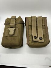 2 pcs USMC Molle Optical Instrument Padded Pouch – NSN# 1240015354485  Coyote  picture