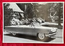 large vintage car picture.  1956 Lincoln Premiere Convertible.  12x18, B/W, NOS picture