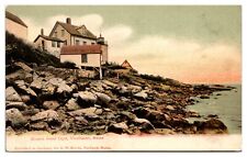 Early 1900's Browns Head Light, Vinalhaven, ME Postcard picture