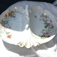 Antique KPM Porcelain Divided Bowl Dish Handled Germany Numbered 1900's picture