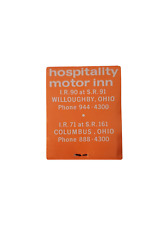 Vintage Hospitality Motor Inn Front Strike Matchbook - Ohio picture