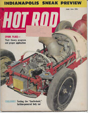 vtg HOT ROD Magazine June 1955 Indianapolis Sneak Preview picture