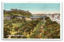 Postcard Edinburgh Castle and Princes Street, Scotland G33 picture