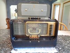 ZENITH TRASOCEANIC BROADCAST RADIO WAVEMAGNET 1951 MODEL H500 WORKS picture