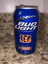 2012 BUD LIGHT - 12 oz Beer Can - NFL CINCINNATI BENGALS Empty TOP OPENED picture