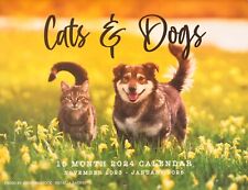 Cats & Dogs 2024 WALL 15-Month Wall CALENDAR November 2023 to January 2025 USA+ picture