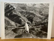 UNITED AIRLINES Boeing Jet In Flight Over WESTERN MOUNTAINS picture