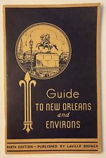Guide To New Orleans & Environs Booklet 1936 picture
