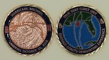 Hurricane Michael Emerald Gulf Coast True Grit Copper Finish Challenge Coin picture