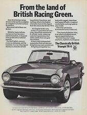 1971 Triumph TR6 Ad British Leyland 2.5 Liter Straight 6 Magazine Advertisement picture