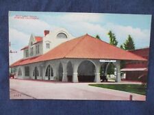 ca1910 Pomona California Salt Lake RR Train Depot Postcard picture
