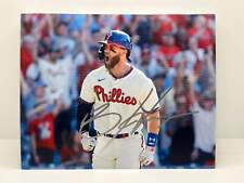Bryce Harper Homerun Phillies Signed Autographed Photo Authentic 8X10 COA picture