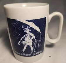 Vintage Morton Salt Girl 1921 Logo Coffee Mug 