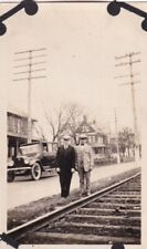 Original Photo YOUNG MEN CAR HOUSES Lancaster Pennsylvania PA c. 1919-1920 K picture