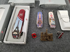 Victorinox rare lot one Spartan and two Classic SD with Eiffel Tower  picture