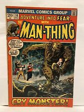 Marvel Adventure into Fear The Man-Thing 10 1st app In a Solo Series Comic Nice picture