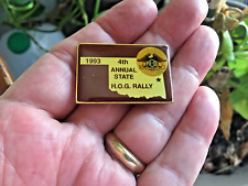 Harley Davidson Owners Group HOG 1993 Oklahoma State Rally Pin picture