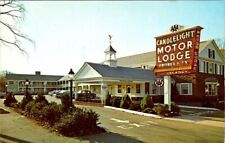 Vintage Postcard- THE CANDLELIGHT MOTOR LODGE Main St., Hyannis, Massachusetts picture