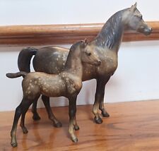Breyer Vintage Dapple Proud Arabian Mare & Foal Lot picture