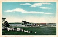 Naval Training Station Drill Grounds, Newport, Rhode Island RI Postcard picture