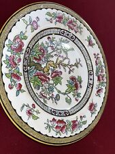 19Th Century Vesper SOUP PLATE English China Porcelain 9” (3) London Floral Tree picture