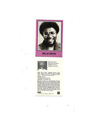 Willie Hutch-1979 Warner Brothers Music Promo Card #44 **Mega-Rare* picture