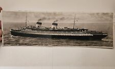 Beautiful PASSENGER LINER SHIP At Sea VINTAGE Supertranslantico REX 1930s picture
