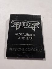 c1950s Bentley’s Restaurant & Bar Keystone Colorado CO Matchbook 20 Strike picture