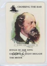 1900s Authors Game Light Blue Back Alfred Lord Tennyson (Crossing the Bar) 0a2 picture