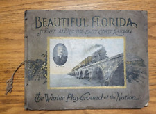 1925 BEAUTIFUL FLORIDA 8.25 X 6.50 GREAT COLOR - EAST COAST RAILROAD picture