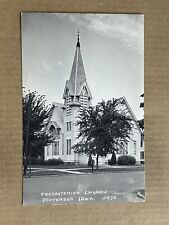 Postcard RPPC Jefferson IA Iowa Presbyterian Church Vintage Real Photo PC picture