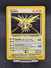 Zapdos 16/102 Holo Base Set Pokemon Card WOTC LP EXCELLENT  picture