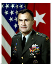 1987 United States Army General Henry Hugh Shelton 8x10 Photo On 8.5