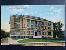 Postcard Watertown NY - High School picture