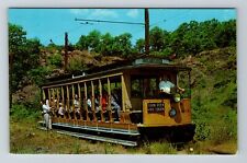 Branford Trolley Museum, Train, Outside, Transportation, Vintage Postcard picture