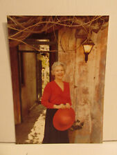 VINTAGE FOUND PHOTOGRAPH COLOR ART OLD PHOTO 1980S UPPER CLASS WHITE WOMAN LADY picture
