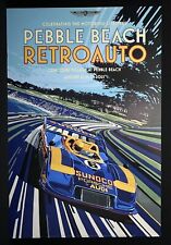 1of1 2021 Pebble Beach Concours PORSCHE 917 Sunoco 36x54 LG Poster Display Sign picture