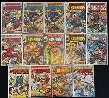 Marvel Comics The Champions #2, 4-10, 13-17 (Vol. 1 1976-1978) Series Lot of 14 picture