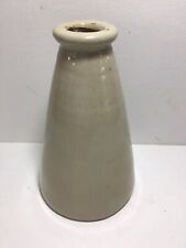 Rare LARGE Old Stoneware CONICAL CONE SHAPED Ink Bottle C1900 picture