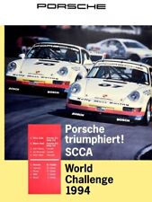 1994 Porsche Wins at SCCA World Challenge Metal Sign: 12x16