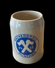Vintage Hackerbrau Munchen Beer Stein/Mug  0.5 liter  Made in West Germany picture
