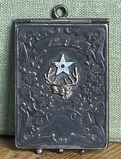 Vintage 1929 B.P.O.E. Elks Club Sterling Silver Enamel Membership Card Case picture