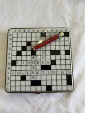 French Limoges Trinket Box Crossword Puzzle I Love Limoges Boxes with Pencil picture