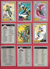 1991 Impel DC COMICS Complete Your Set U pick 6 cards NM to Mint picture
