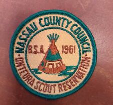 Vintage NASSAU COUNTY COUNCIL  ONTEORA SCOUT RESERVATION 1961 BSA PATCH  picture