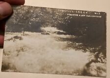 Vintage Real Photo Postcard Elko Nevada Creek RPPC picture