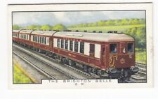 1937 Train Card The Brighton Belle Southern Railway United Kingdom picture